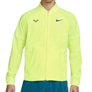 Nike Court Dri-FIT Rafa Men’s Size XL Volt Blue Tennis Full-Zip Jacket